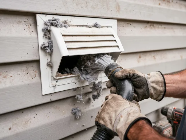 Professional dryer vent cleaning by Upland Dryer Vent Cleaning in Upland
