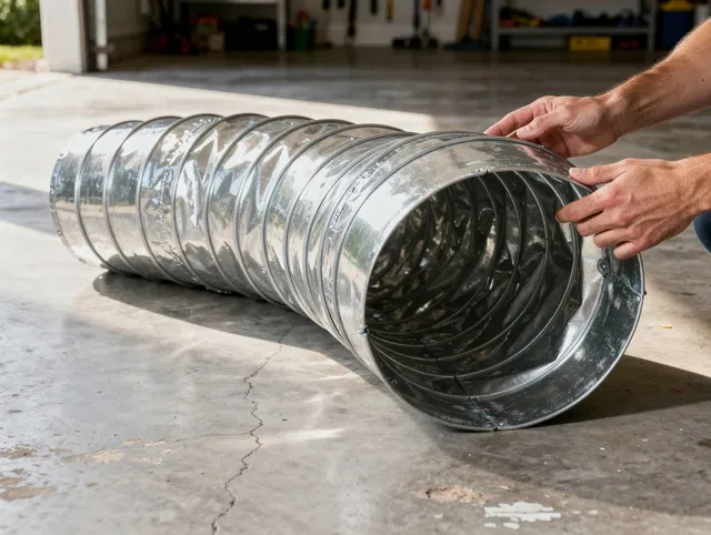 Upland Dryer Vent Cleaning specialist using advanced equipment for thorough duct cleaning in Upland
