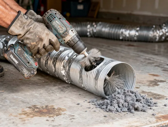 Professional duct cleaning by Upland Dryer Vent Cleaning in Upland